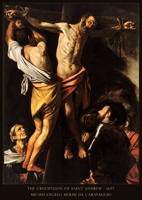 Michelangelo Merisi da Caravaggio The Crucifixion of Saint Andrew No6 - Plakát