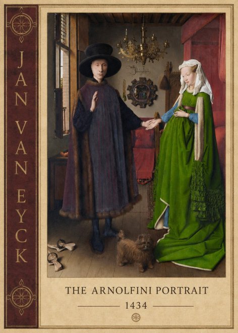 Jan van Eyck The Arnolfini Portrait VI No2 - Plakát