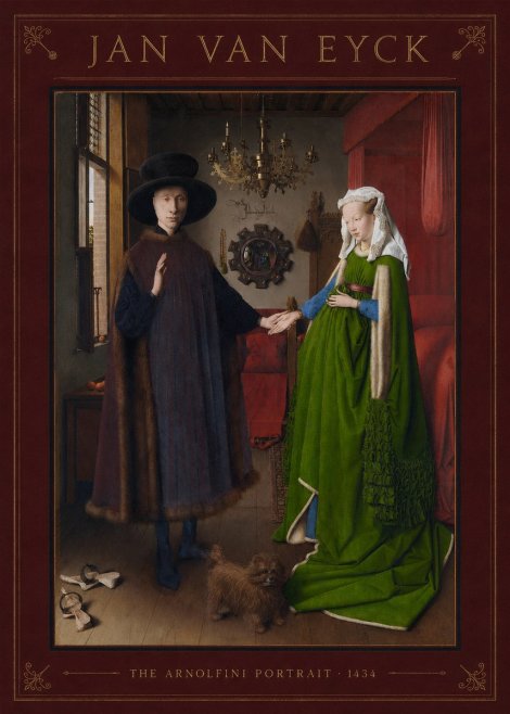 Jan van Eyck The Arnolfini Portrait VI No5 - Plakát