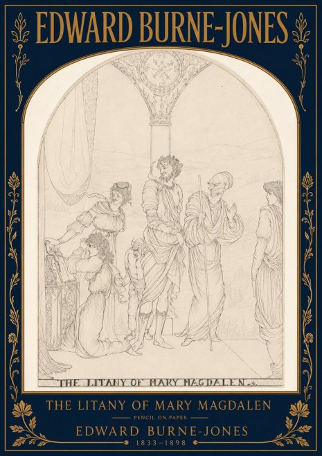 Edward Burne-Jones The Litany of Mary Magdalen No4 - Plakát