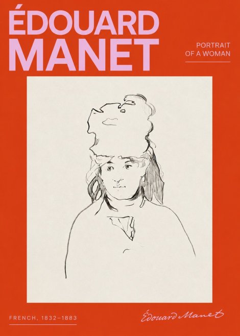 Édouard Manet Portrait of a Woman No2 - Plakát