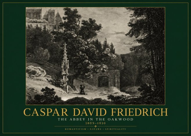 Caspar David Friedrich The Abbey in the Oakwood No2 - Plakát