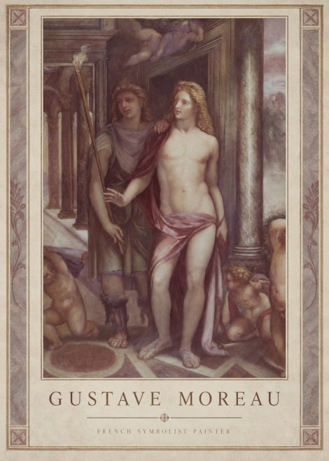 Gustave Moreau Youth No1 - Plakát