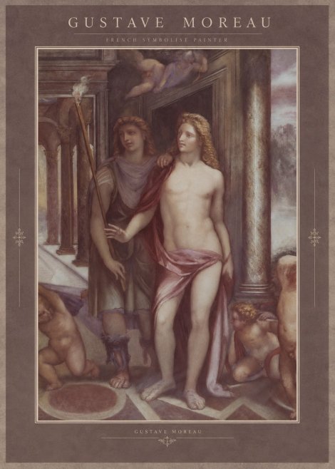 Gustave Moreau Youth No2 - Plakát