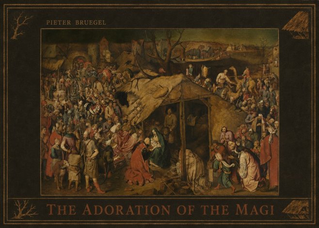 Pieter Bruegel The Adoration of the Magi No2 - Plakát
