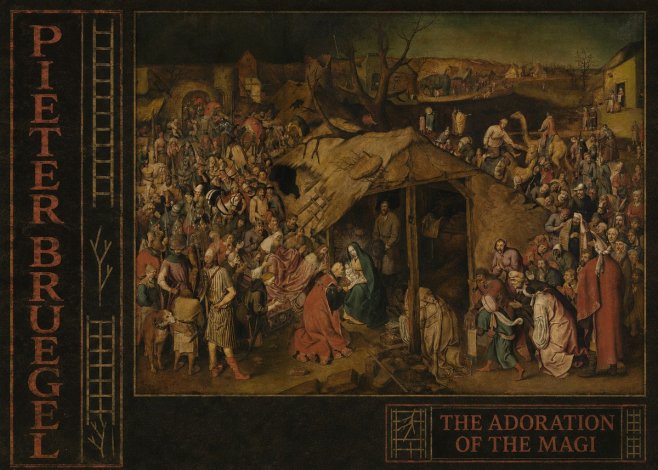 Pieter Bruegel The Adoration of the Magi No3 - Plakát