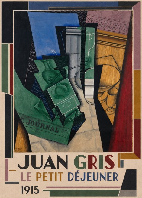 Juan Gris Le Petit Déjeuner No1 - Plakát