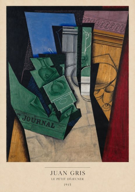 Juan Gris Le Petit Déjeuner No6 - Plakát