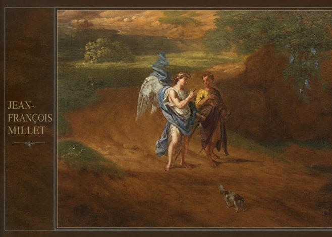 Jean-François Millet Tobias and the Angel No2 - Plakát