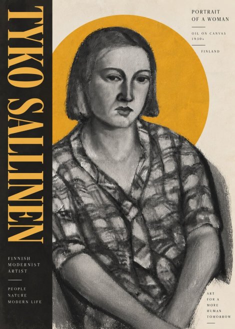 Tyko Sallinen Portrait of a Woman I No5 - Plakát
