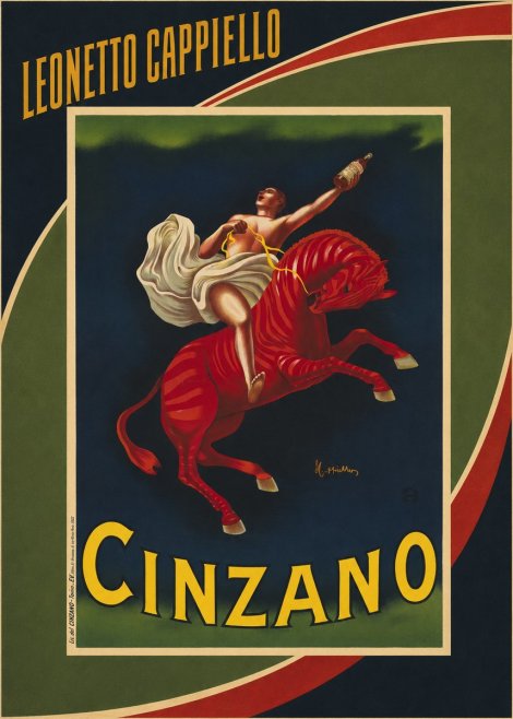 Leonetto Cappiello Cinzano No3 - Plakát