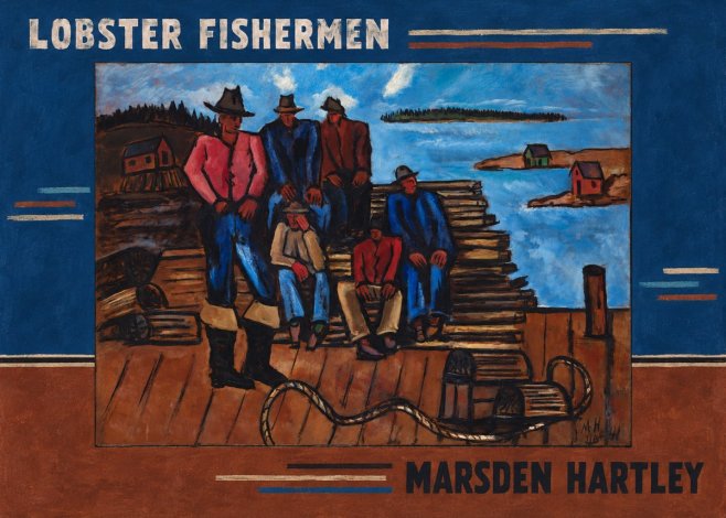 Marsden Hartley Lobster Fishermen II No5 - Plakát