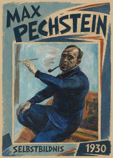 Max Pechstein Selbstbildnis No1 - Plakát