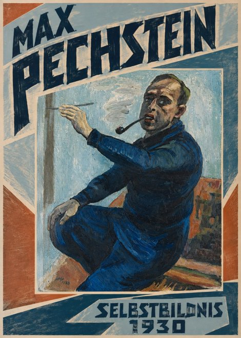 Max Pechstein Selbstbildnis No5 - Plakát