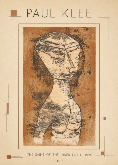 Paul Klee The Saint of the Inner Light No1 - Plakát