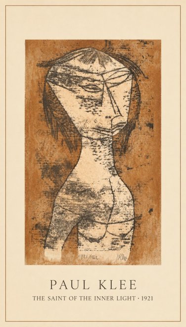 Paul Klee The Saint of the Inner Light No2 - Plakát
