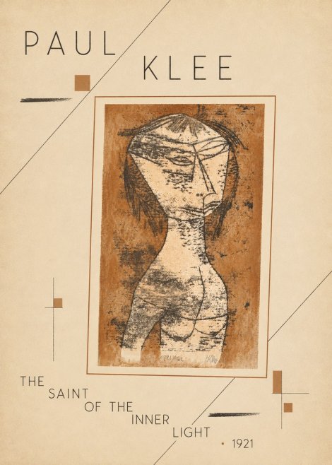 Paul Klee The Saint of the Inner Light No4 - Plakát