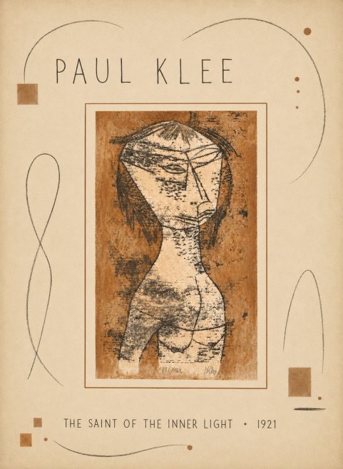 Paul Klee The Saint of the Inner Light No5 - Plakát