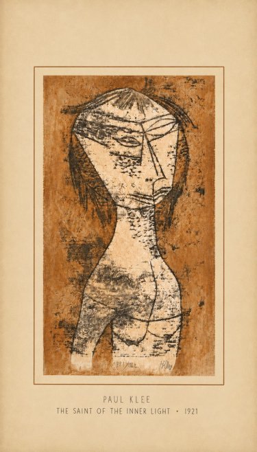 Paul Klee The Saint of the Inner Light No6 - Plakát
