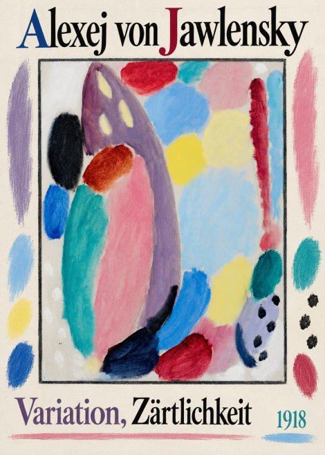 Alexej von Jawlensky Variation, Zärtlichkeit No1 - Plakát
