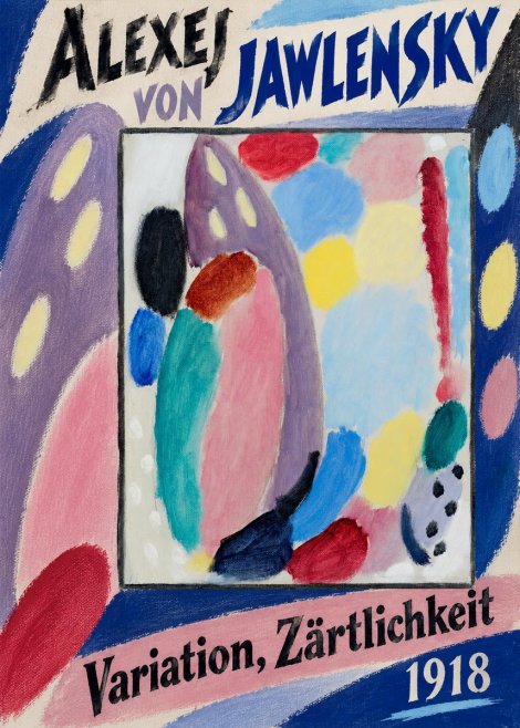 Alexej von Jawlensky Variation, Zärtlichkeit No4 - Plakát