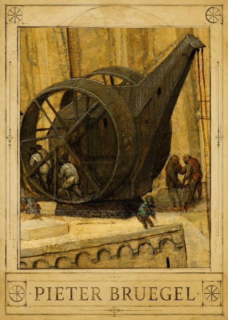 Pieter Bruegel The Crane No1 - Plakát