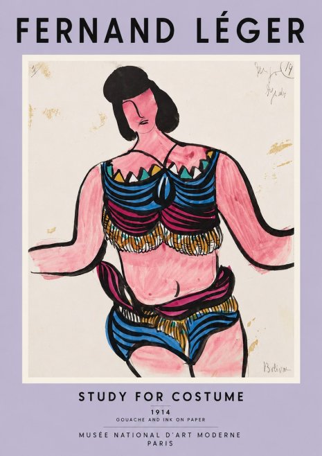 Fernand Léger Bolivian No4 - Plakát