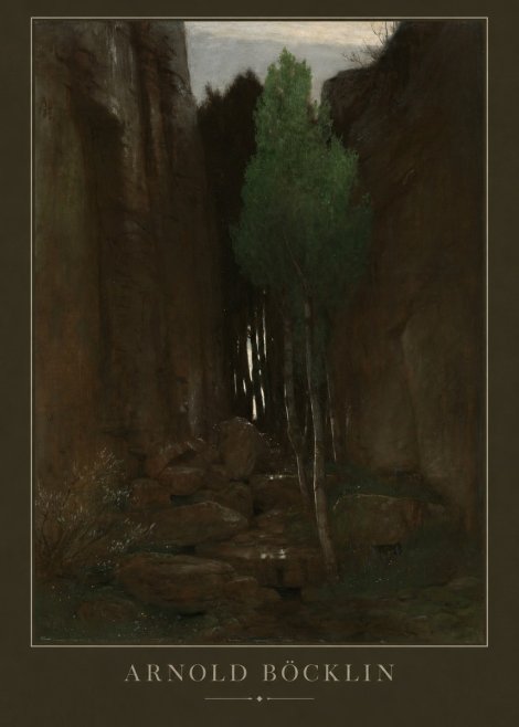 Arnold Böcklin Sacred Grove II No3 - Plakát