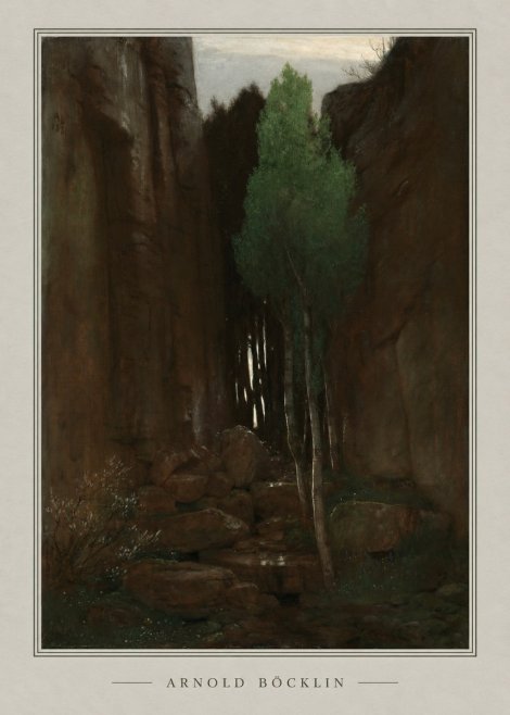 Arnold Böcklin Sacred Grove II No4 - Plakát