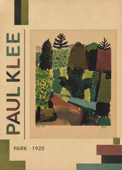 Paul Klee Park I No3 - Plakát