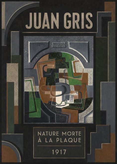Juan Gris Nature Morte À La Plaque No4 - Plakát
