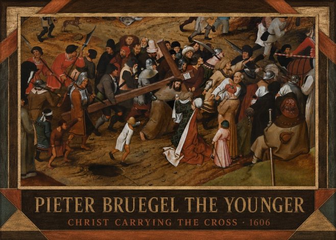 Pieter Bruegel Christ Carrying the Cross II No3 - Plakát