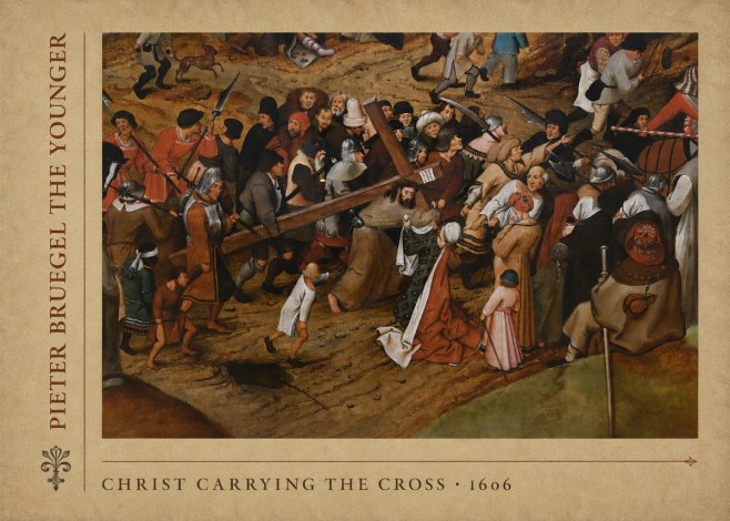 Pieter Bruegel Christ Carrying the Cross II No5 - Plakát