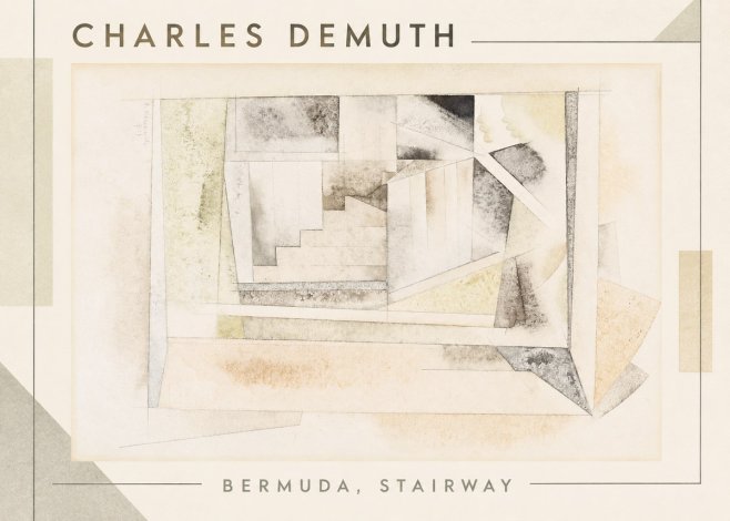 Charles Demuth Bermuda, Stairway No1 - Plakát