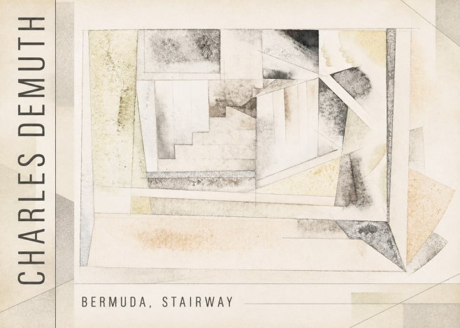 Charles Demuth Bermuda, Stairway No2 - Plakát
