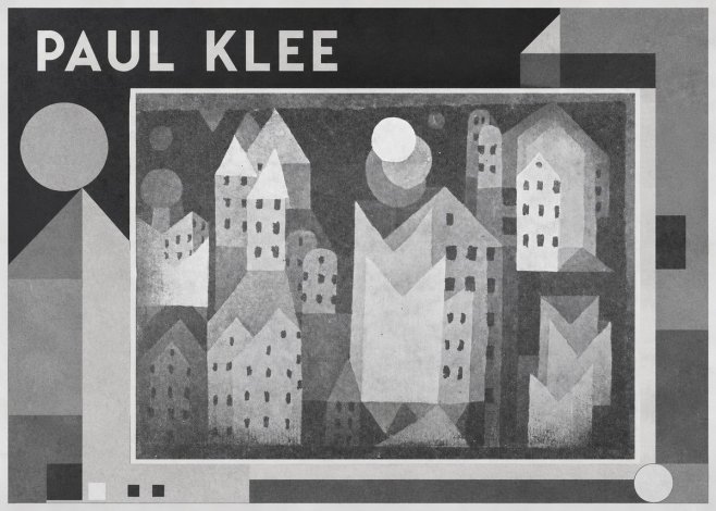 Paul Klee City of Churches No4 - Plakát