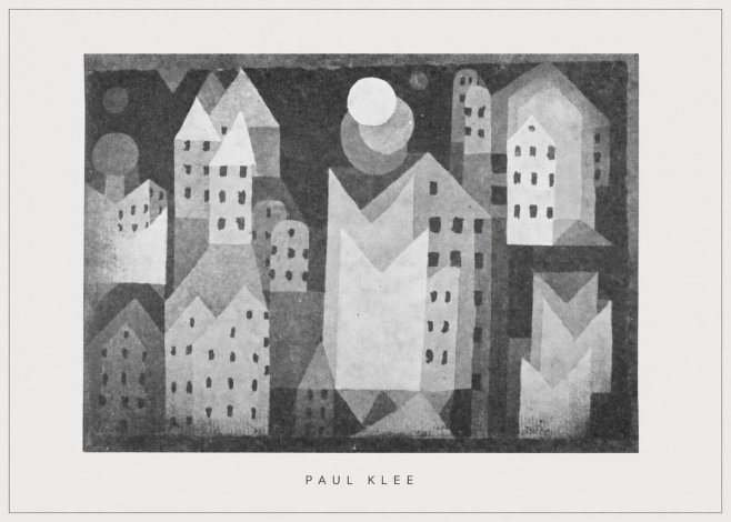 Paul Klee City of Churches No5 - Plakát