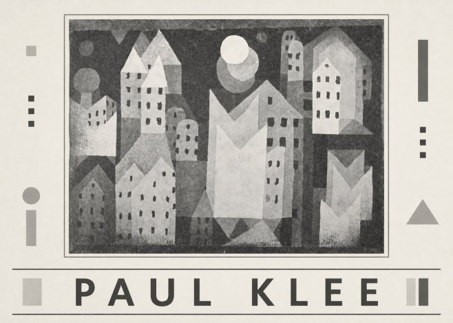 Paul Klee City of Churches No6 - Plakát