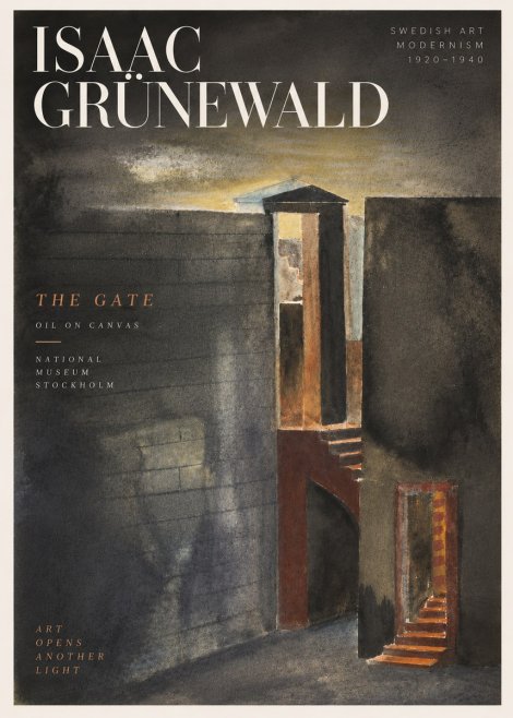 Isaac Grünewald Architectural Fantasy No5 - Plakát