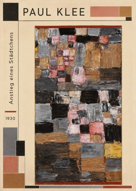 Paul Klee Anstieg Eines Städtchens No2 - Plakát