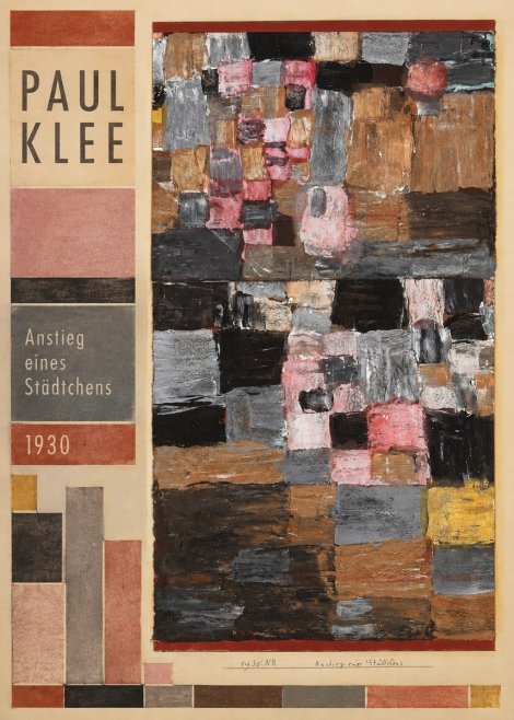 Paul Klee Anstieg Eines Städtchens No3 - Plakát