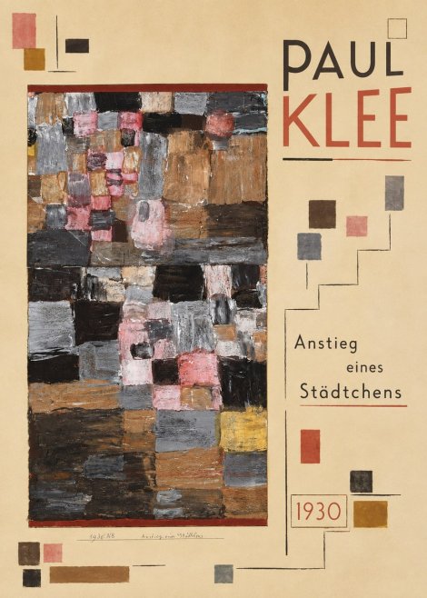 Paul Klee Anstieg Eines Städtchens No5 - Plakát