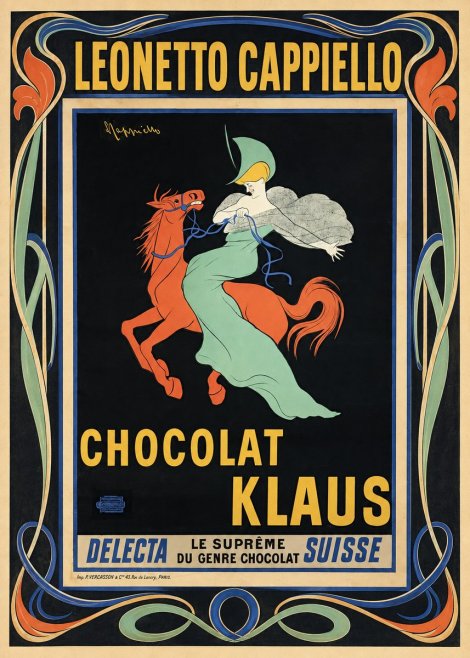 Leonetto Cappiello Chocolat Klaus II No1 - Plakát