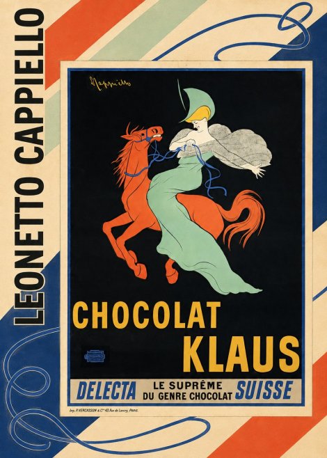 Leonetto Cappiello Chocolat Klaus II No2 - Plakát