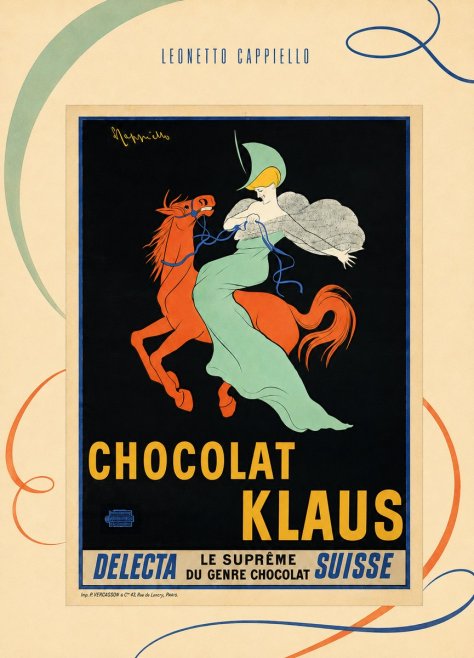 Leonetto Cappiello Chocolat Klaus II No6 - Plakát