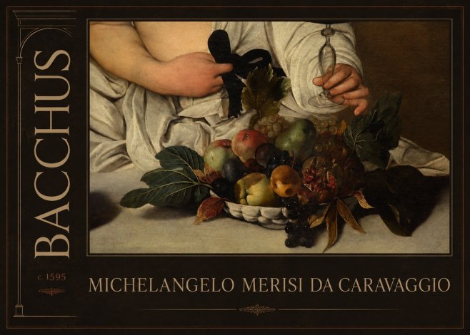 Michelangelo Merisi da Caravaggio Bacchus II No2 - Plakát