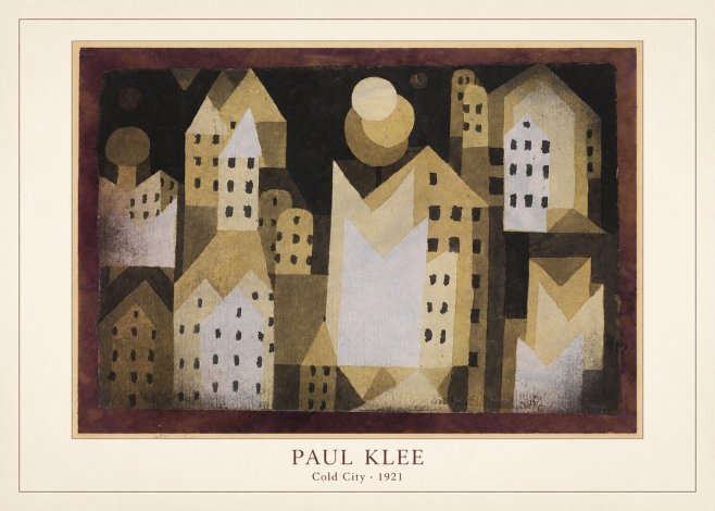 Paul Klee Cold City No4 - Plakát
