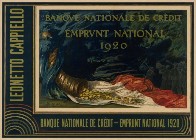 Leonetto Cappiello Banque Nationale De Crédit - Emprunt National 1920 No4 - Plakát