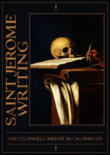 Michelangelo Merisi da Caravaggio Saint Jerome Writing III No4 - Plakát