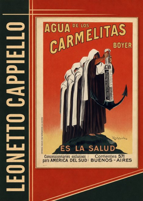 Leonetto Cappiello Agua De Los Carmelitas Boyer No2 - Plakát